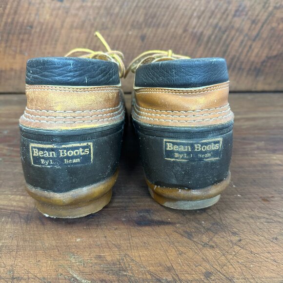 Vintage LL Bean Men's Bean Boots Rubber Mocs 10 - Picture 5 of 11